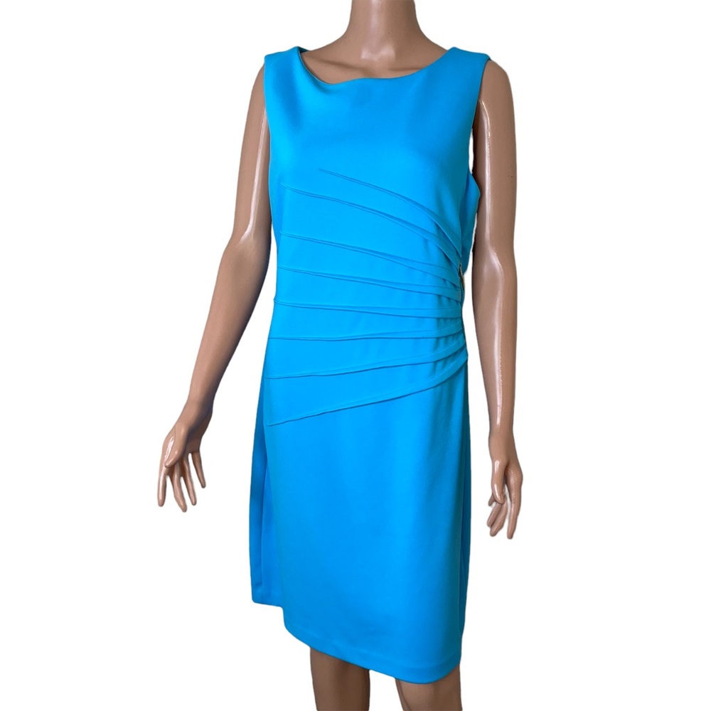 Ivanka Trump waist minimizing semi formal knee length dress SZ 14